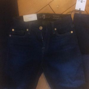 NWT 7 For all Man Kind-super stretchy dark wash